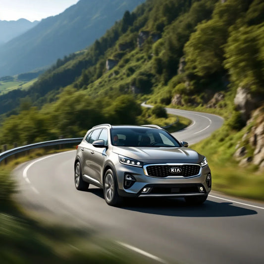 Kia Sorento XM Diesel 2.2 CRDi SUV on mountain road