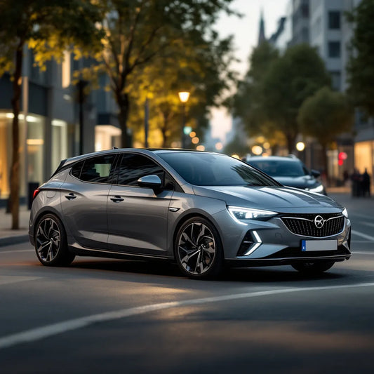 Opel Astra L Hybride sur route urbaine