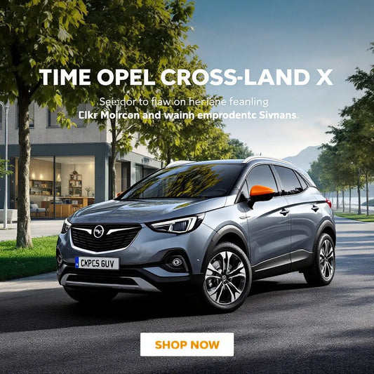 Opel Crossland X in urban setting