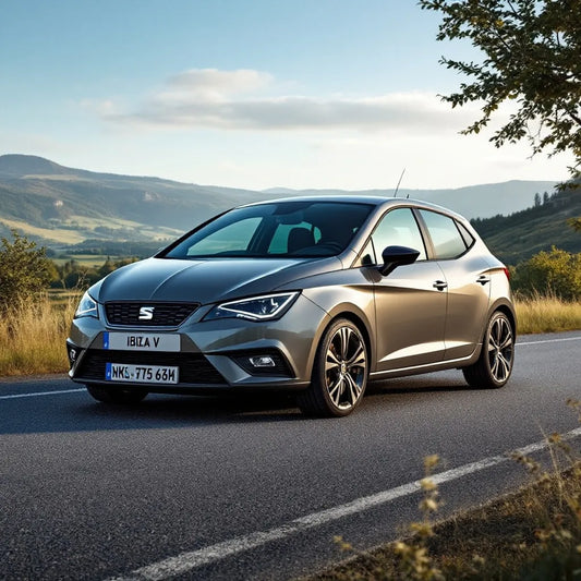 Seat Ibiza V Diesel 1.6 TDI vue latérale sur route