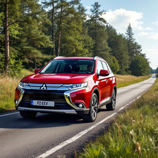 Mitsubishi Outlander PHEV à une borne de recharge
