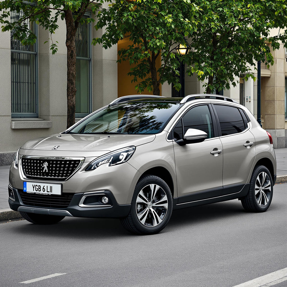 Peugeot 2008 I in urban setting