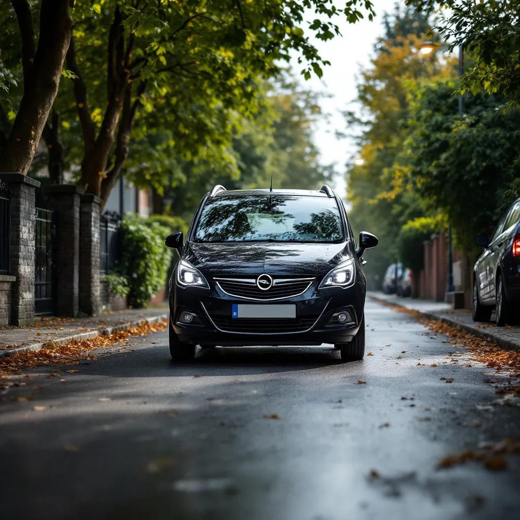 Opel Zafira A Diesel 2.0 DTI 100 garée vue trois-quarts