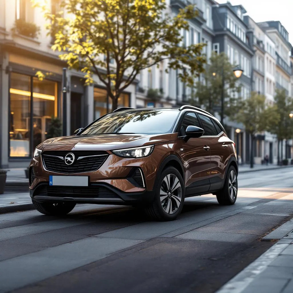 Opel Grandland X Diesel 1.5 130 garé en ville