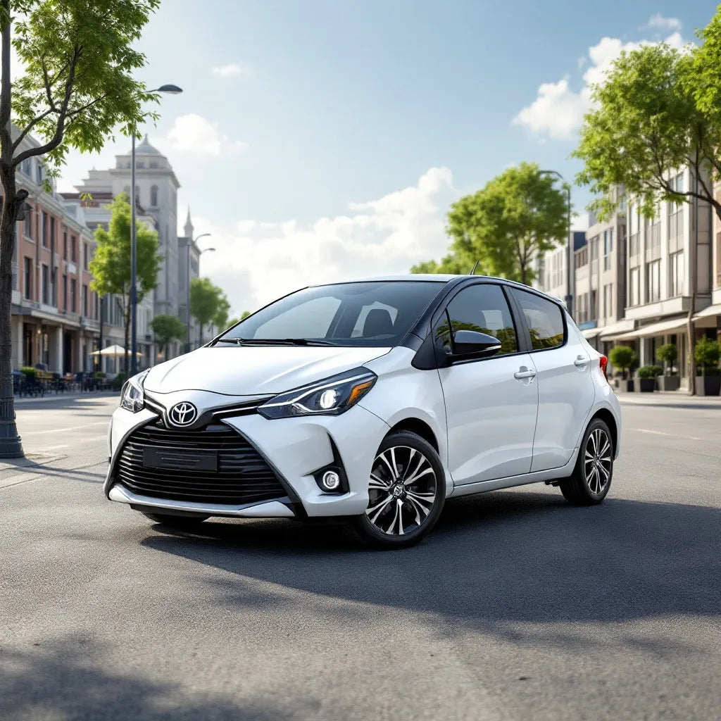 Toyota Yaris III in city