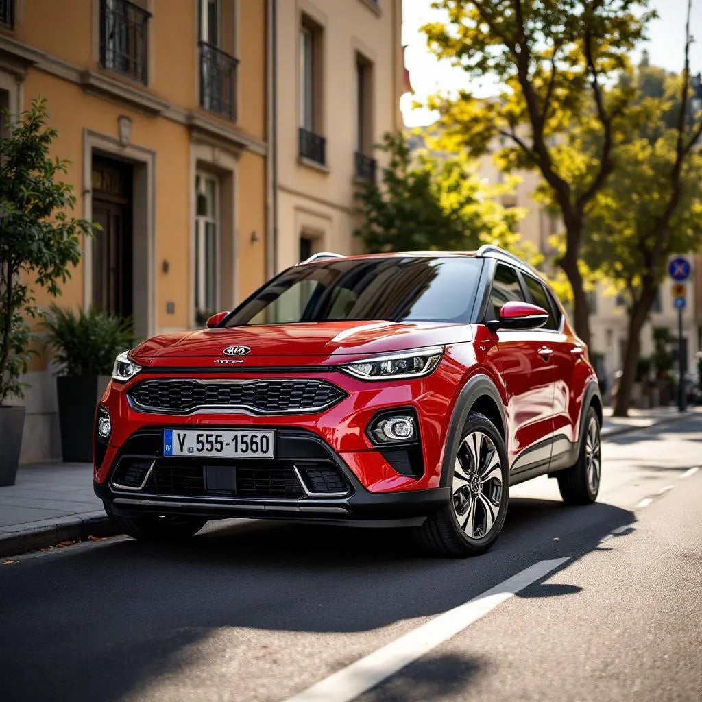 Kia Stonic Essence 1.0 T-GDi 120 vue trois-quarts avant