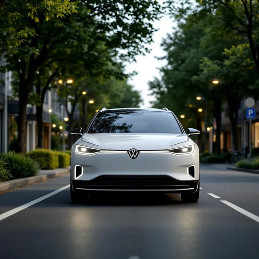 Volkswagen ID.7 Tourer GTX électrique sur route