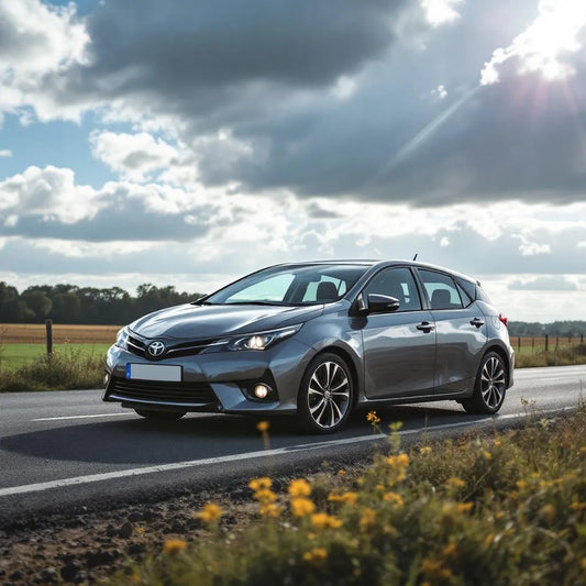 Toyota Corolla E120 Diesel 2.0 D-4D 116ch grise sur route