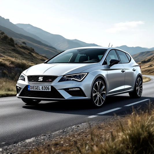 Seat Leon II Diesel 1.9 TDI vue latérale sur route