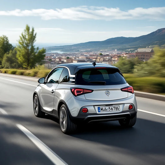 Opel Adam Essence 1.2 driving in a city