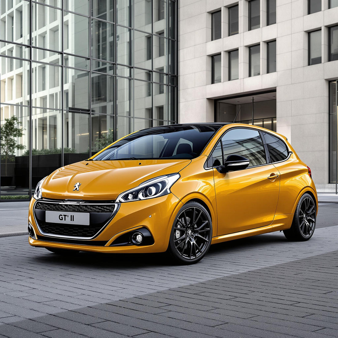 Peugeot 208 I GTi in urban setting