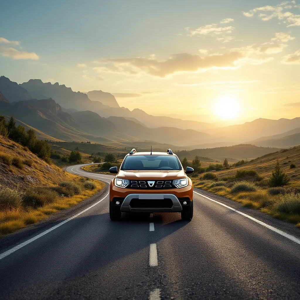 Dacia Duster I on open road