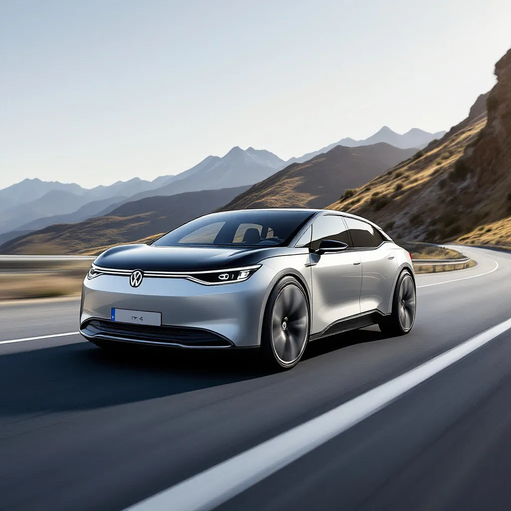 Volkswagen ID.4 électrique sur route