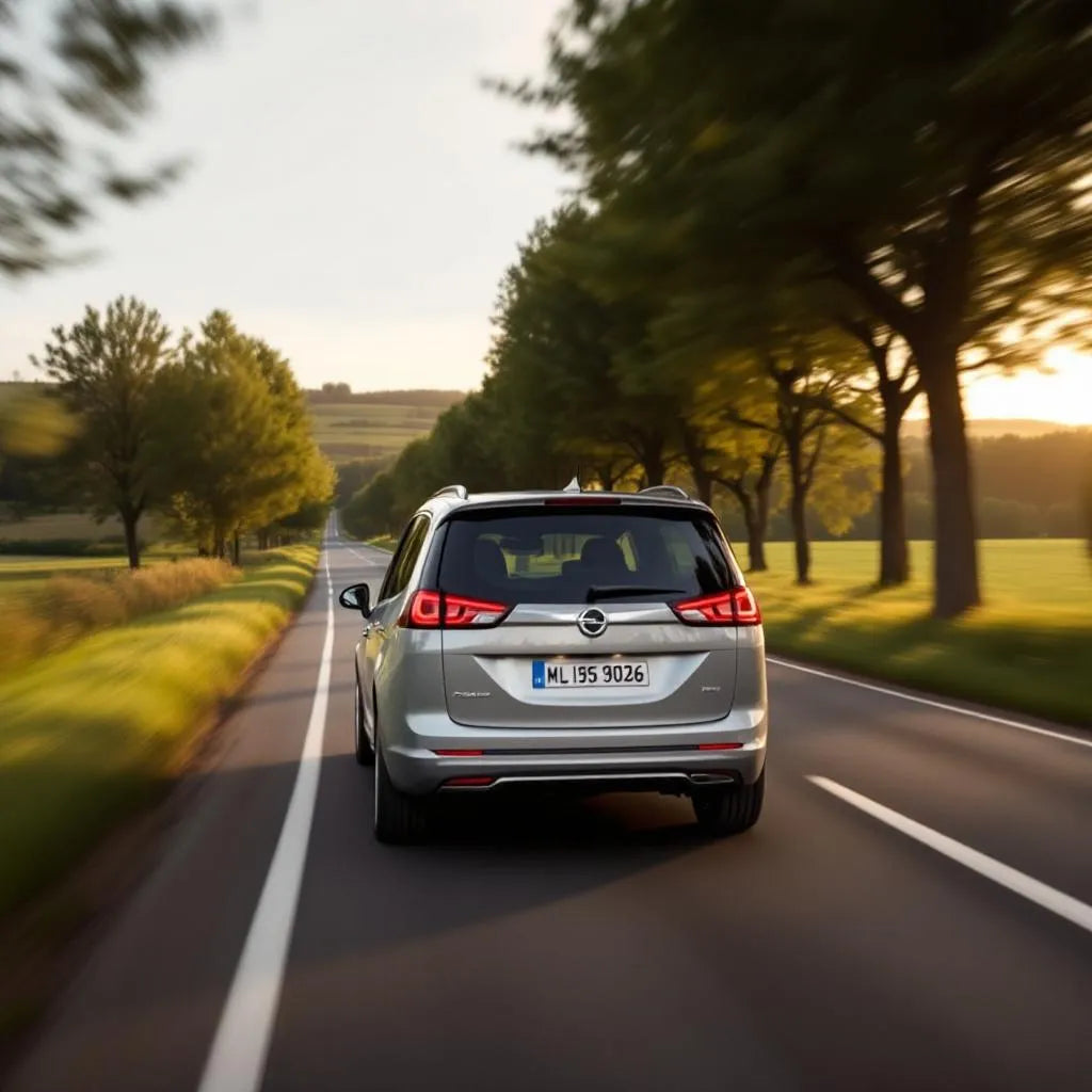 Opel Zafira Tourer Diesel 2.0 CDTI 170 grise garée