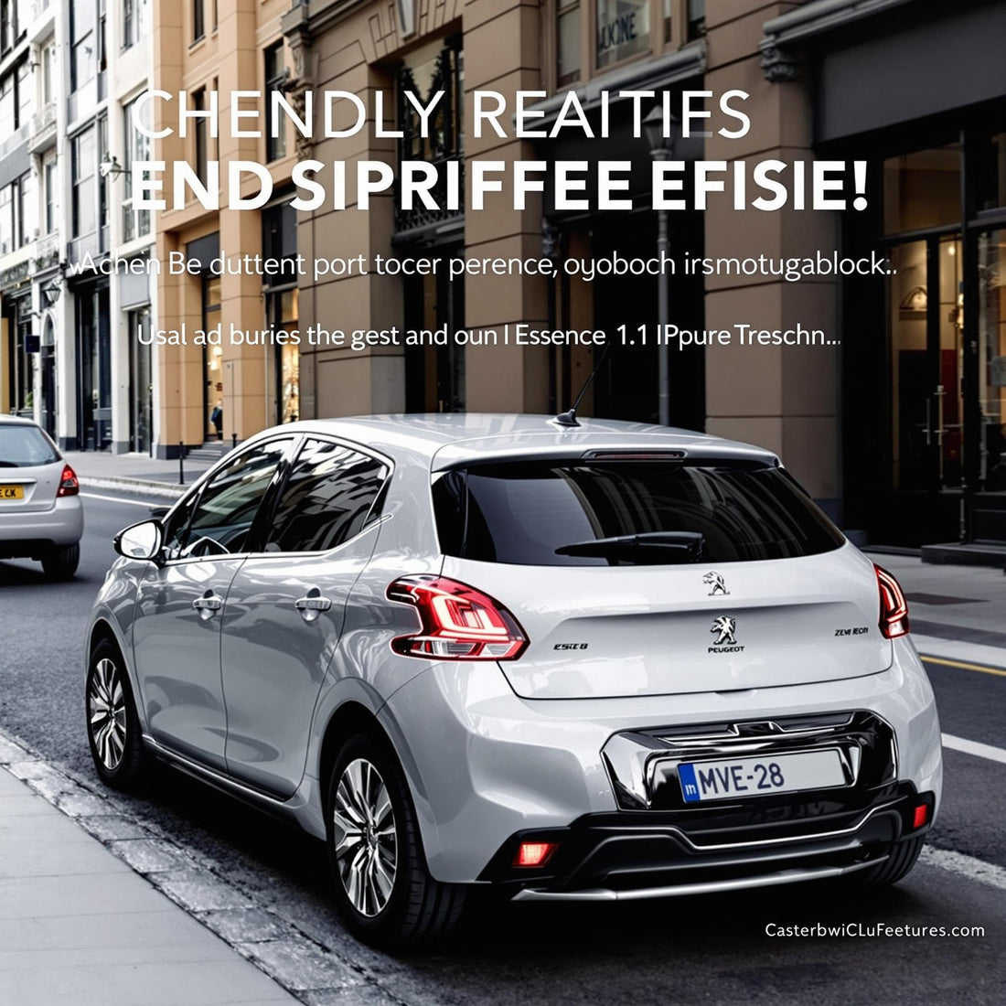 Peugeot 208 I Essence 1.2 PureTech on city street