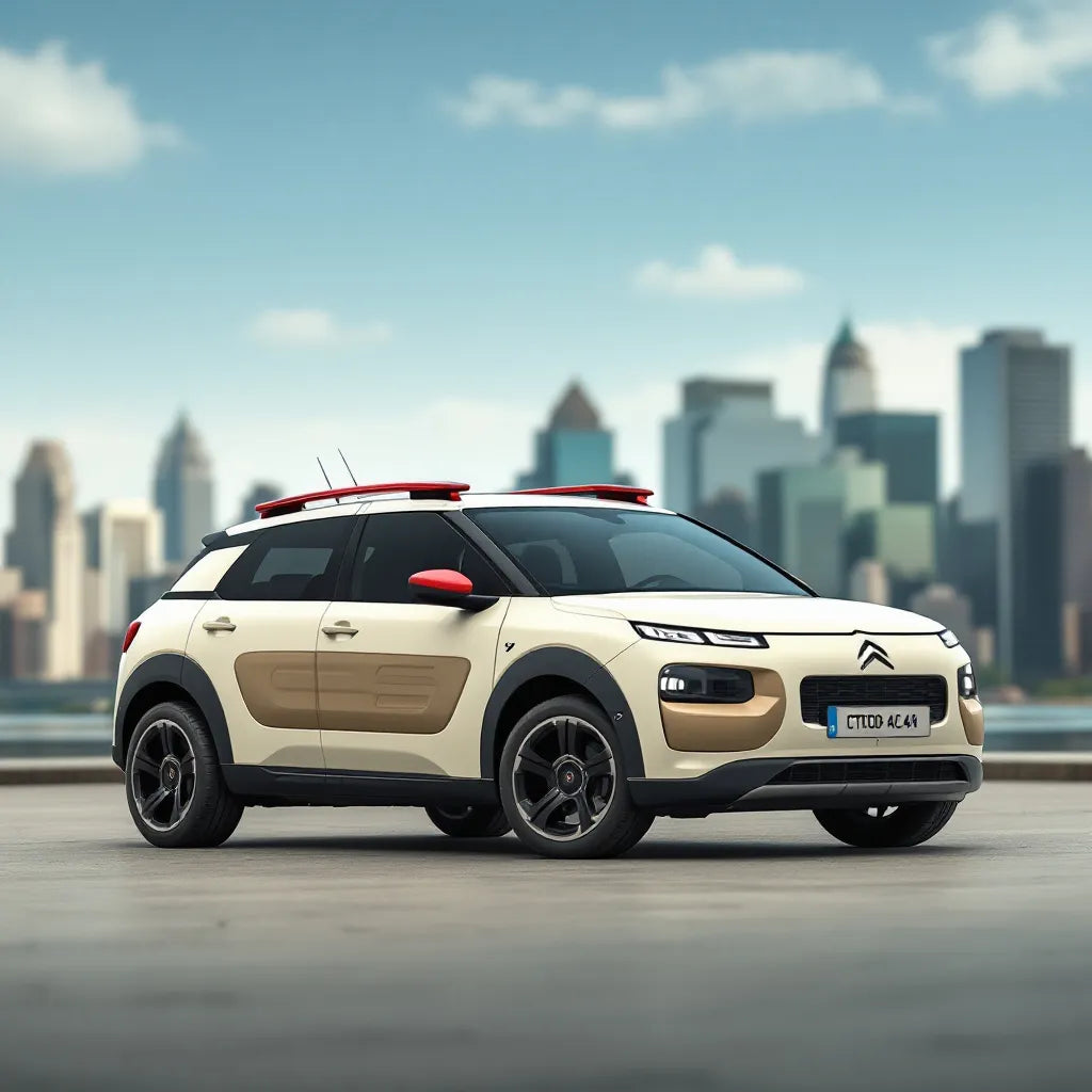 Unique Citroën C4 Cactus in city