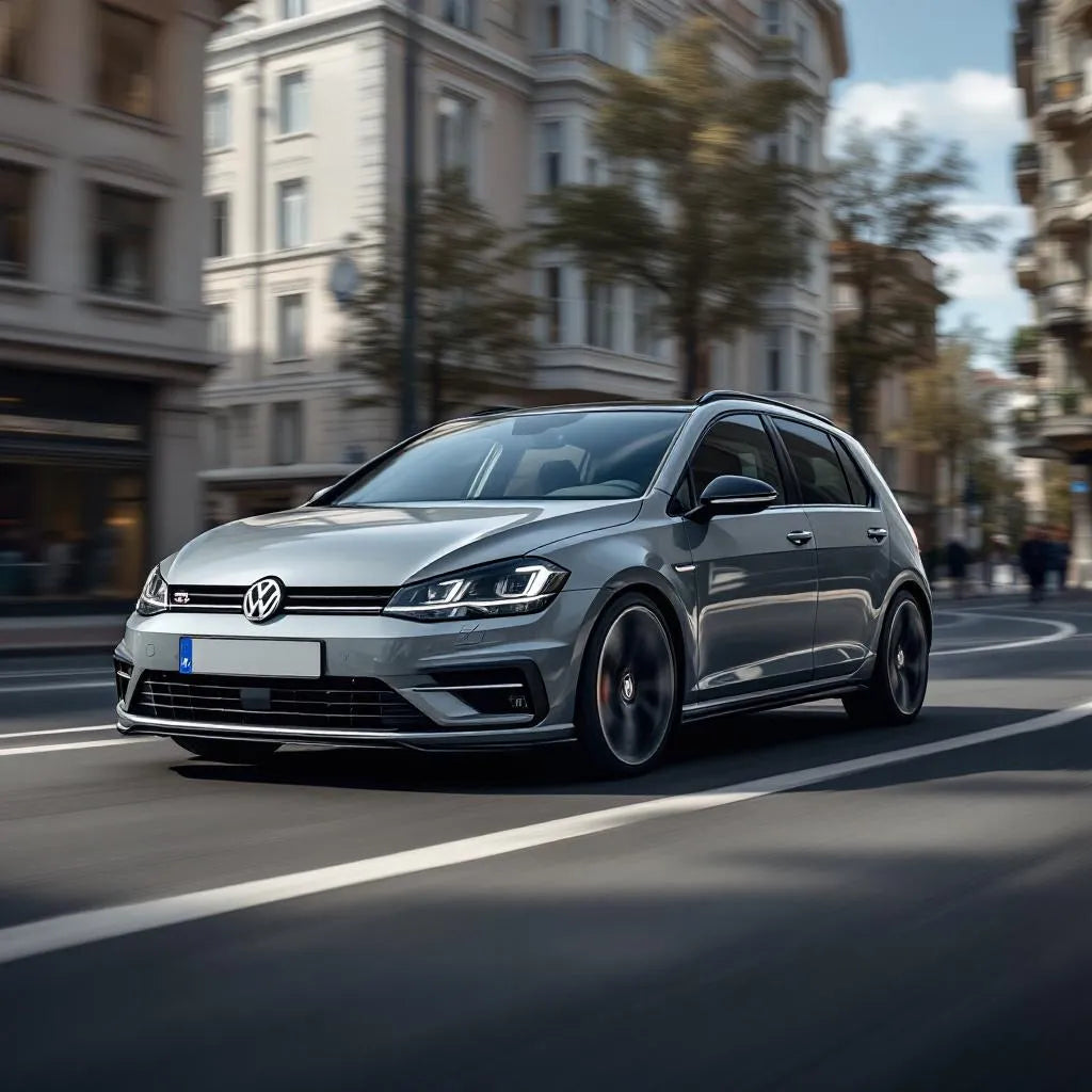 Volkswagen Golf V 2.0 TDI 140ch grise sur route