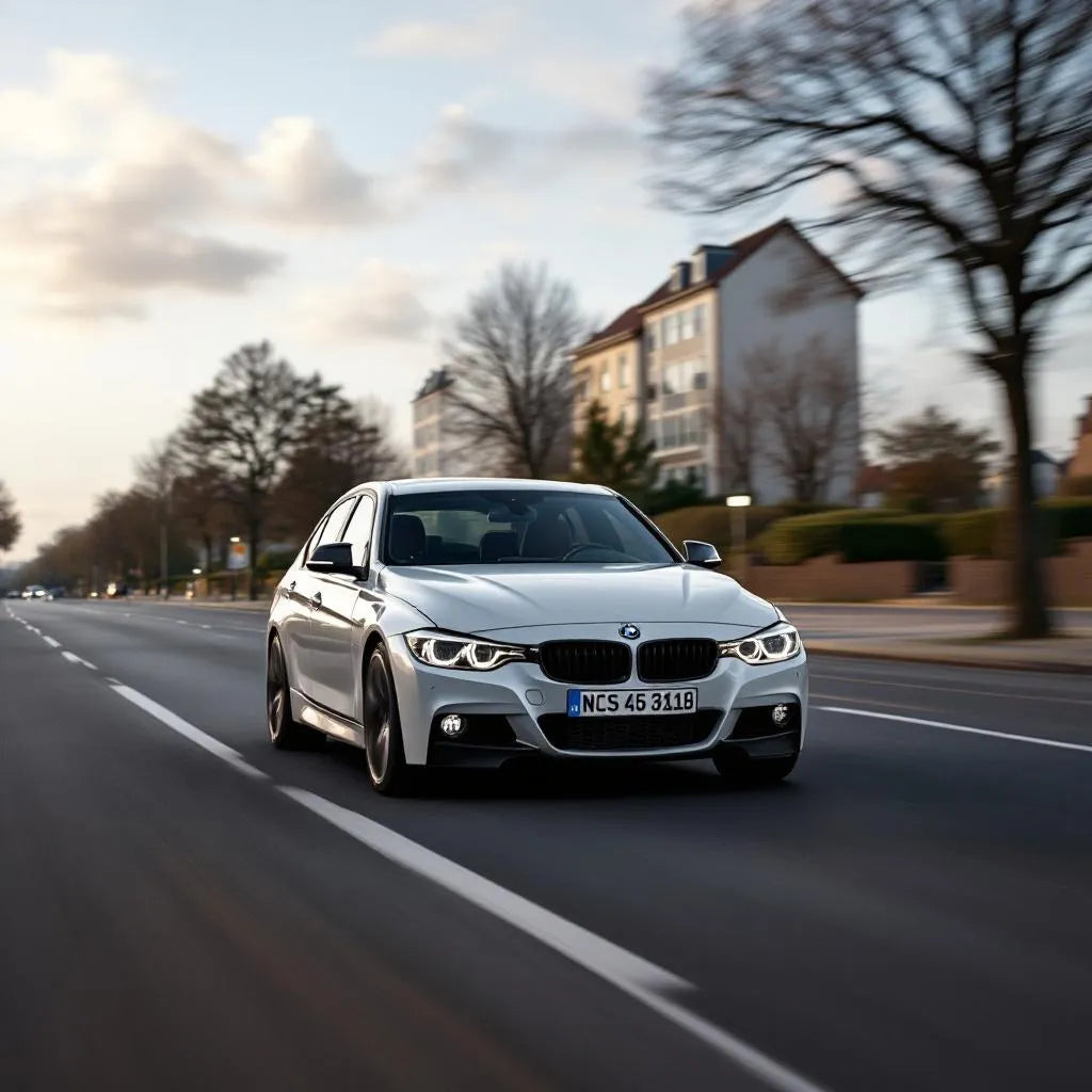 BMW Série 3 E90 Diesel 320d sur route