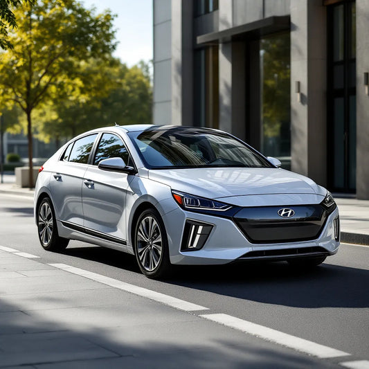 Hyundai Ioniq Hybride 1.6 garée en ville