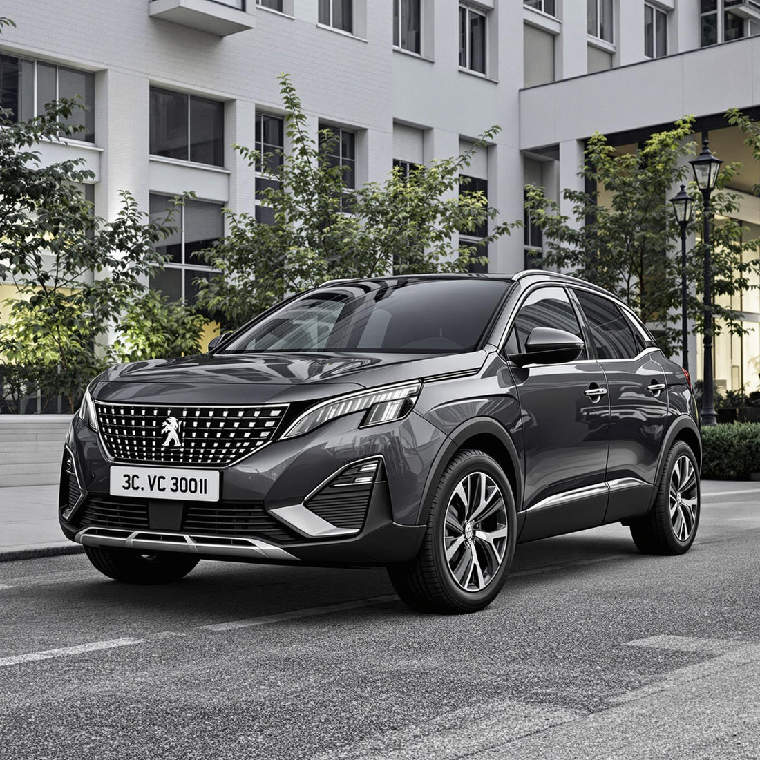 Vue du Peugeot 3008 II SUV