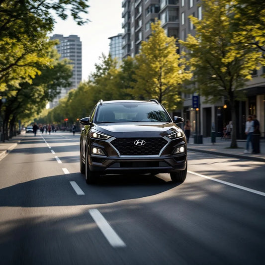 Hyundai Tucson IV Hybride 230ch sur route