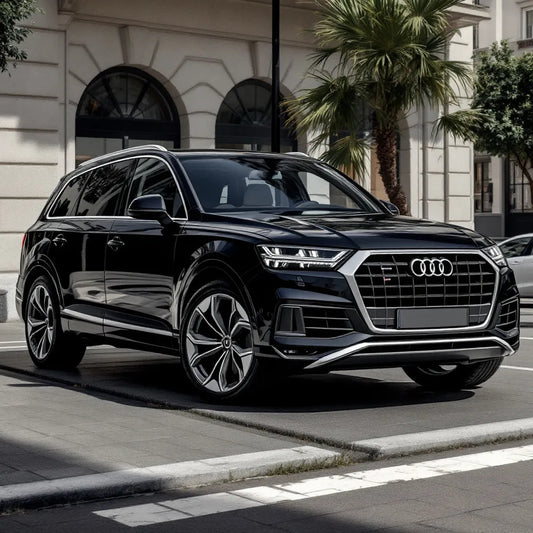 Audi Q7 Diesel sur fond urbain