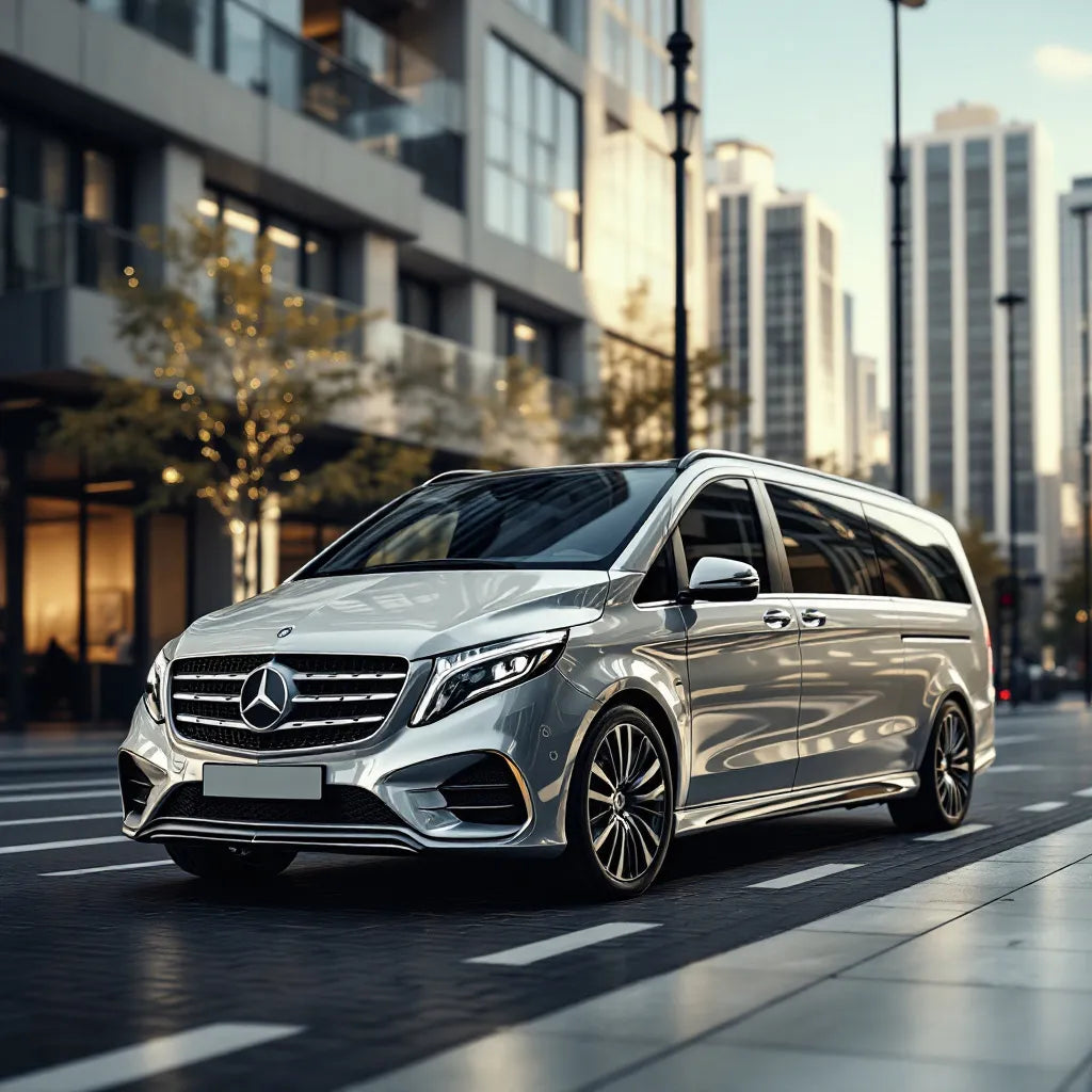 Mercedes-Benz Classe V V220d sur route urbaine