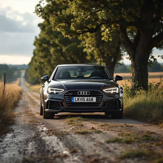 Vue extérieure d'une Audi A4 B8 Diesel 2.0 TDI