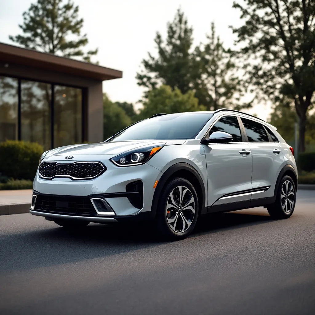 Kia Niro hybride 1.6 vue extérieure moderne