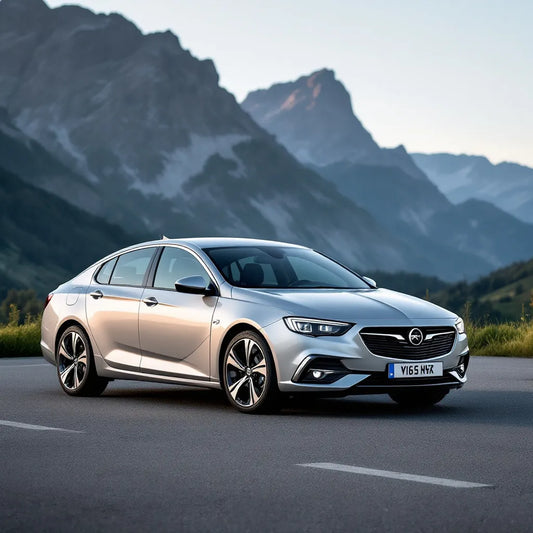 Opel Insignia A sur une route panoramique