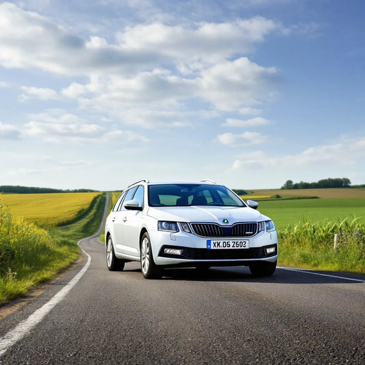 Skoda Octavia III Diesel 2.0 TDI sur route de campagne