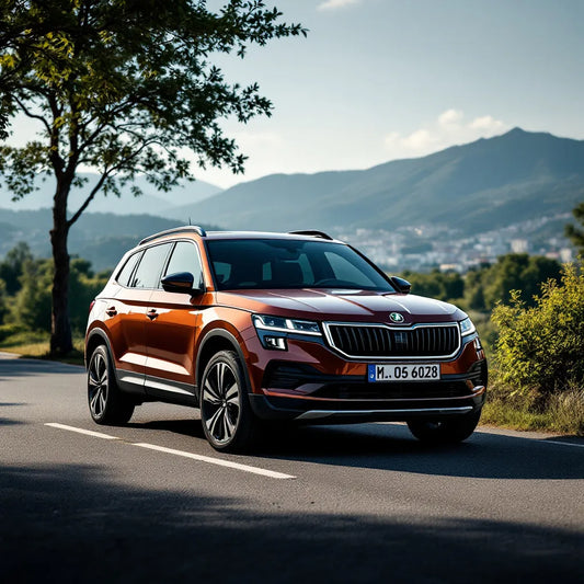 Skoda Kodiaq Diesel 2.0 TDI garée sur route urbaine