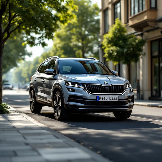 Skoda Karoq Diesel 2.0 TDI vue avant côté