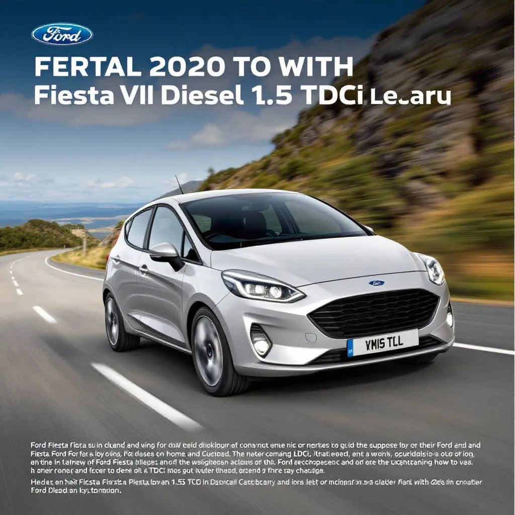 Ford Fiesta VII Diesel on a scenic road