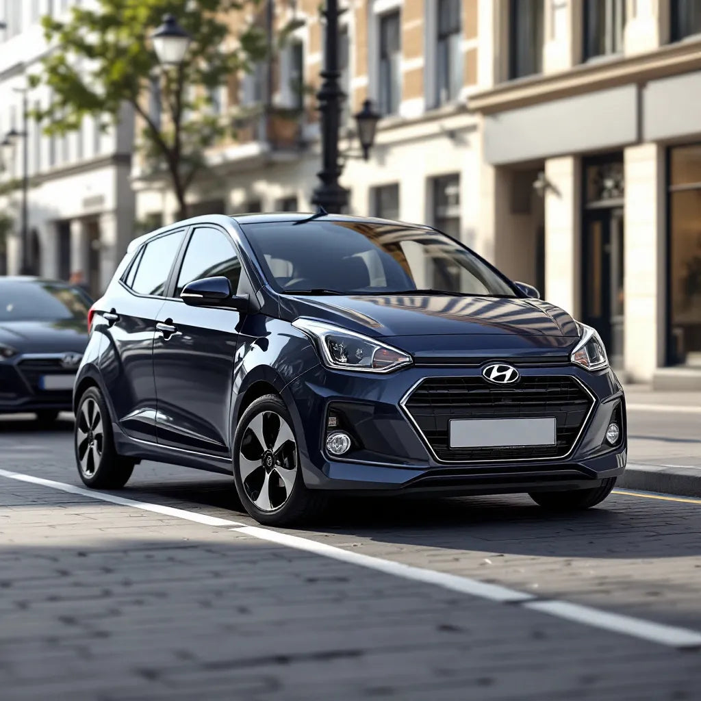 Hyundai i10 PA Essence 1.1 vue côté urbain
