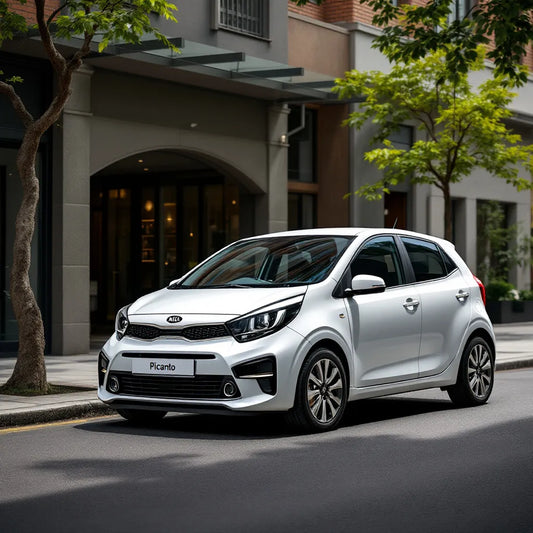 Kia Picanto Essence 1.0 garée en ville