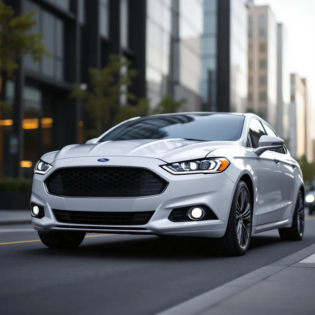 Ford Mondeo V in urban setting