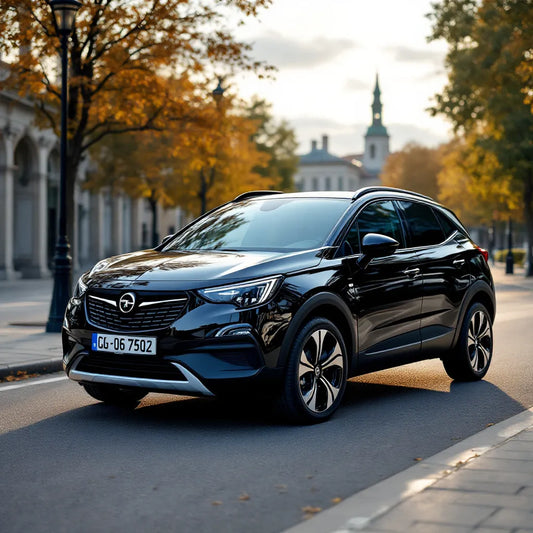 Opel Crossland X in a city environment