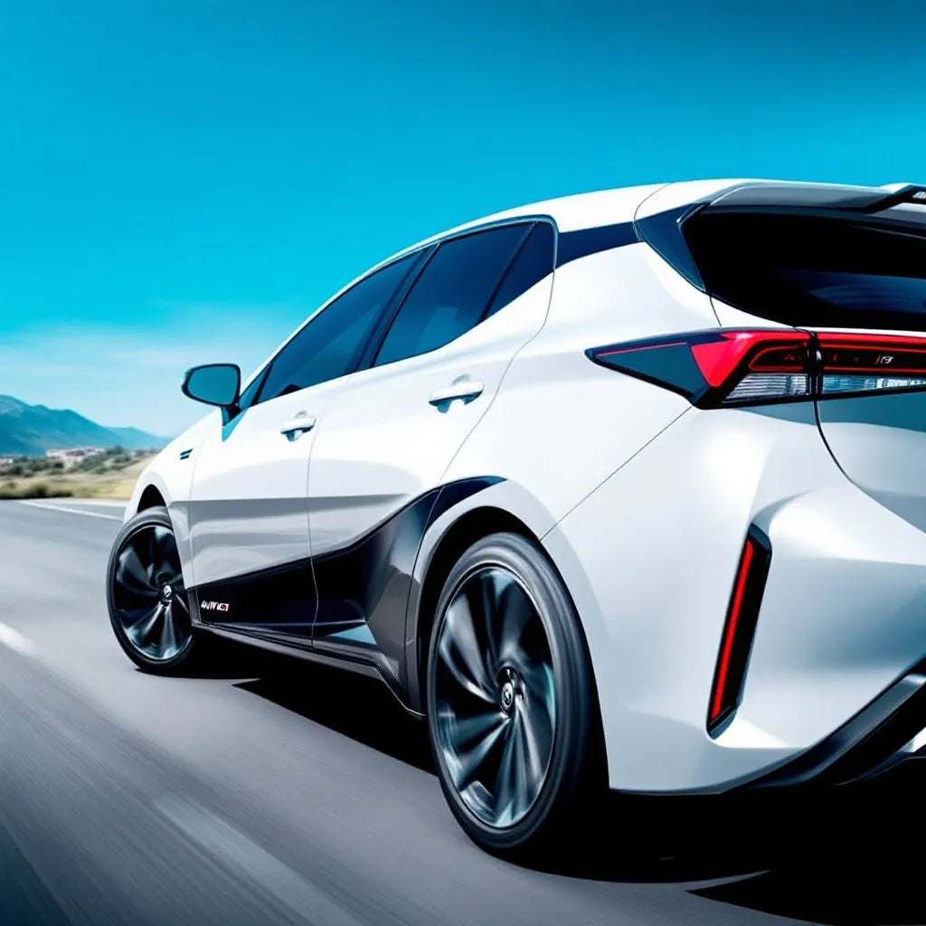 Toyota Auris II sur une route