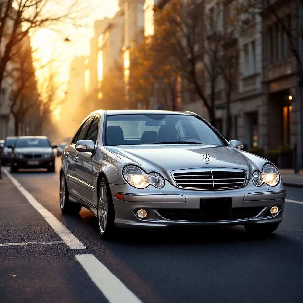 Mercedes Classe C W206 Essence C200 vue trois-quarts avant